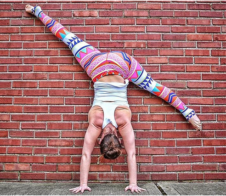 Moffina nhiều loại quần yoga bước chân in quần thoáng khí và nhanh khô quần thun thể thao chạy quần thể dục thảm tập yoga vuatham