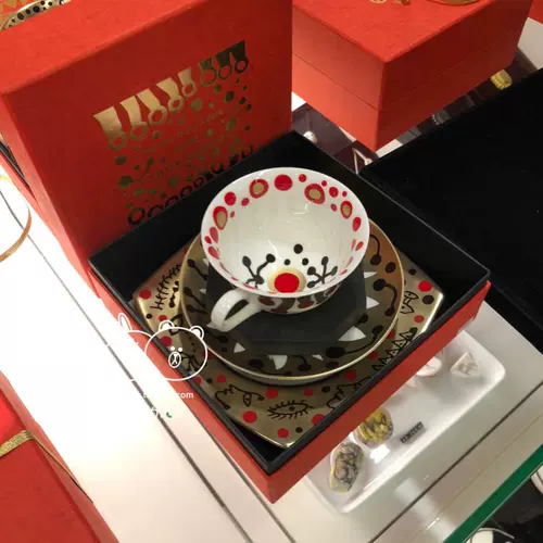 Японская подлинная покупка kusama yayoi kusama Japan Limited Limited Tea Set Teapot японцы