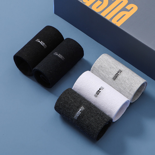 Langsha socks ຜູ້ຊາຍ summer ຝ້າຍບໍລິສຸດບາງໆ deodorant sweat-absorbent breathable ກາງ calf socks ພາກຮຽນ spring ແລະດູໃບໄມ້ລົ່ນຝ້າຍ socks ຜູ້ຊາຍ summer socks