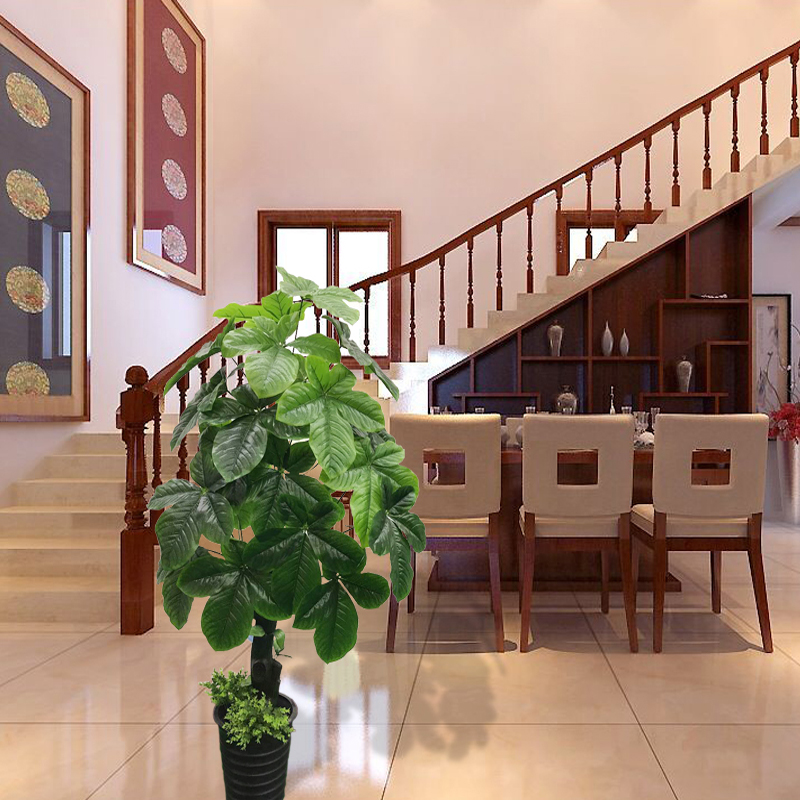 Cây giả mô phỏng cây giàu anthurium sàn lớn trồng cây nhựa trang trí hoa giả mô phỏng phòng khách trong nhà cây xanh - Hoa nhân tạo / Cây / Trái cây bình hoa giả để bàn