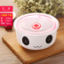 hộp cơm hâm nóng chefman Jingdezhen lò giữ bát bằng gốm lò vi sóng ba mảnh thích hợp cho học sinh hộp cơm trưa hộp cơm có nắp mỳ ăn liền - Hộp cơm điện sưởi ấm hộp cơm cắm điện giữ nhiệt Hộp cơm điện sưởi ấm