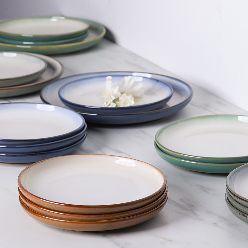 And the VP western - style creative ceramic plate west pot dish steak dish 10 inch plate plate of pasta dish dish for breakfast