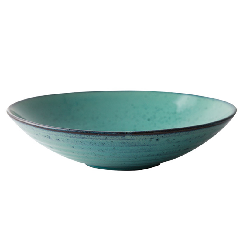 And verdigris creative household ceramic bowl bowl bowl of soup bowl large rainbow such as bowl bowls bowl Japanese dishes
