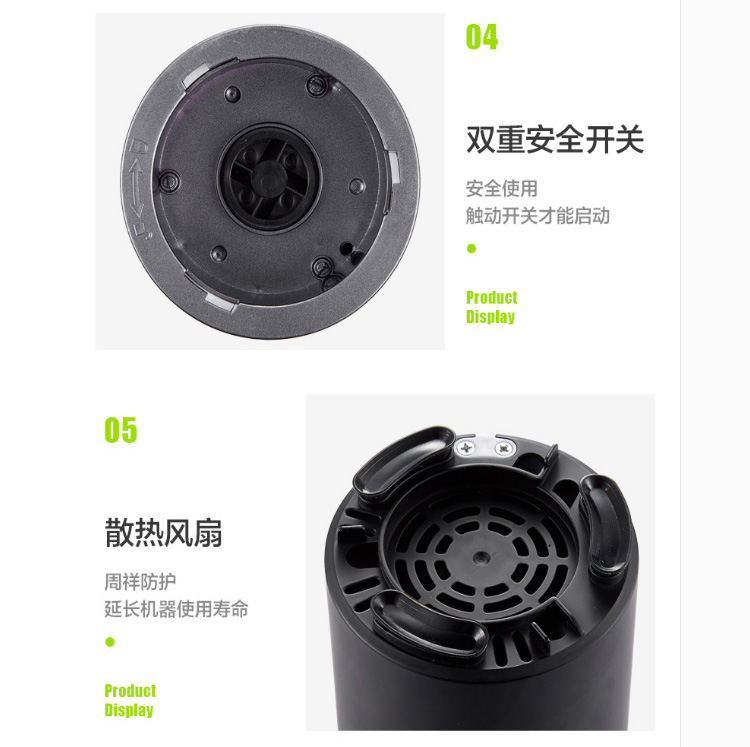 máy ép nước cốt dừa Máy ép trái cây Ai Yisen AE-07J01D máy ép trái cây cầm tay tự động máy ép trái cây và rau quả đa chức năng máy ép chậm korihome