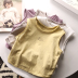 thủy triều Hàn Quốc childrens bông vest nữ áo bé mùa hè mỏng 12345 trẻ em T-shirt bên ngoài. 