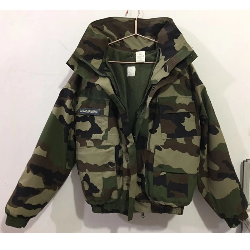 The French army released a new version of the French special forces GORETEX jungle assault jacket detachable liner GIGN universal