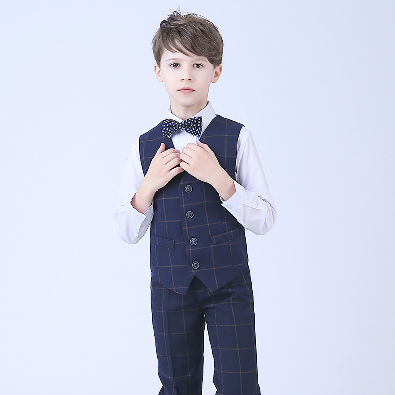 Flower Boy Boy Gown Suit Children Little Suit Boy West Suit Wedding Piano out to be handsome, Inron Spring and Autumn