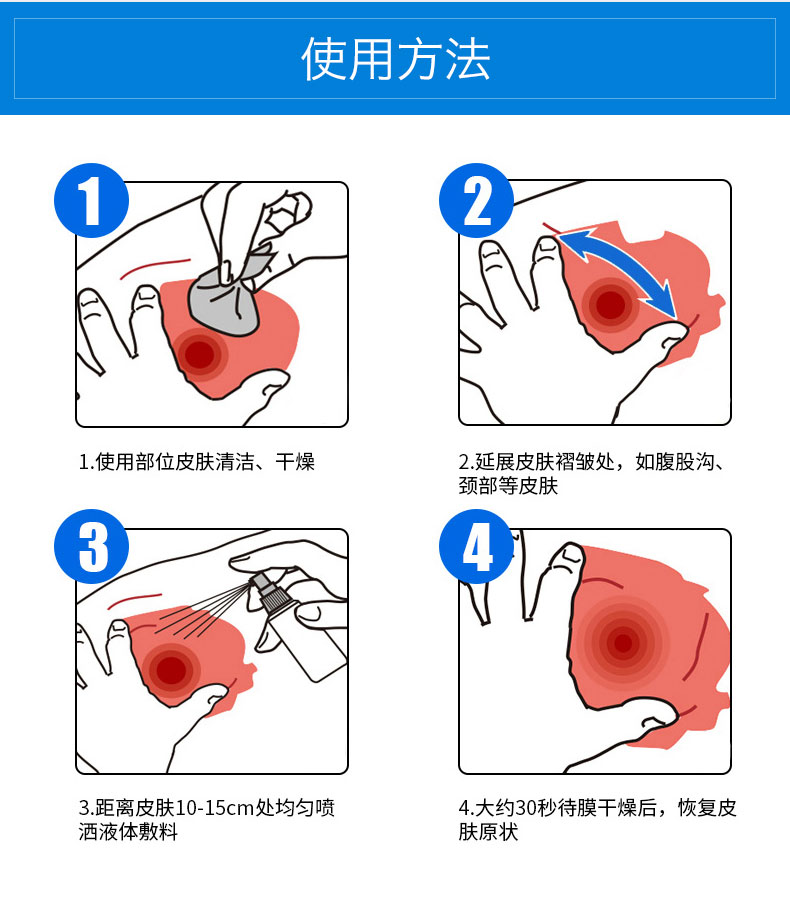 Mỹ nhập khẩu 3M 3346E băng vết thương dạng lỏng bảo vệ chăm sóc da dạng xịt y tế - Phụ kiện chăm sóc mắt nước ngâm lens Doll Eyes