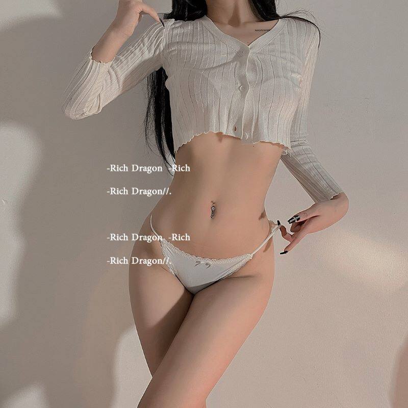 Day Department Sexy no-dent underpants female summer thin low waist ice silk pure cotton stall laces Milk Silk Eroy Lingerie Suit Apostle