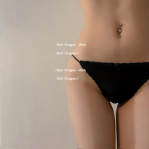 High face value good Things European and American ice silk underpants women feel low waist pure cotton stalls Lace Triangle Pants Young Girl Temptation Thin