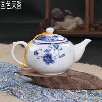 Ceramic teapot bubble teapot small kettle exquisite single pot porcelain pot small white porcelain pot household special price