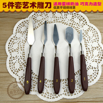 Fifty-seven-piece food carving knife kitchen chef fruit platter cake carving knife set