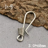 Медный брелок ручной работы, ремень, креативная латунная пряжка для ключей с застежкой