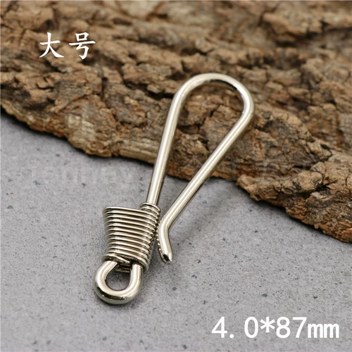 Медный брелок ручной работы, ремень, креативная латунная пряжка для ключей с застежкой