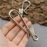 Медный брелок ручной работы, ремень, креативная латунная пряжка для ключей с застежкой