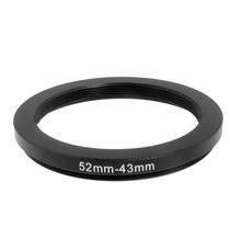 Lens filter large rotation small adapter ring reverse ring 52mm-43mm adapter ring high quality aluminum alloy ring