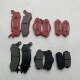 Changjiang 650 400 brake pads front and rear disc brake pads new Changjiang 650 three-wheel front and rear brake pads