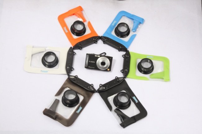 Tteoobl T-009C retractable card camera waterproof bag diving with finger bag