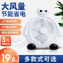 (Cocoa Shangjia) Cartoon Electric Fan Dormitory Bed Plug-in Electric Office Summer Desktop Mini Usb Fan