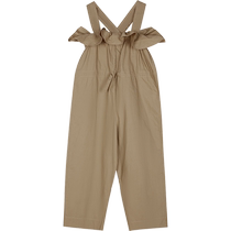 Jiangnan Buyi childrens overalls jumpsuit summer style ruffle design comfortable and cute trousers for girls jnbyjnby