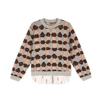 New Jiangnan Buyi childrens clothing fake two-piece pullover sweater 24 autumn for boys and girls jnbybyjnby1O7313490