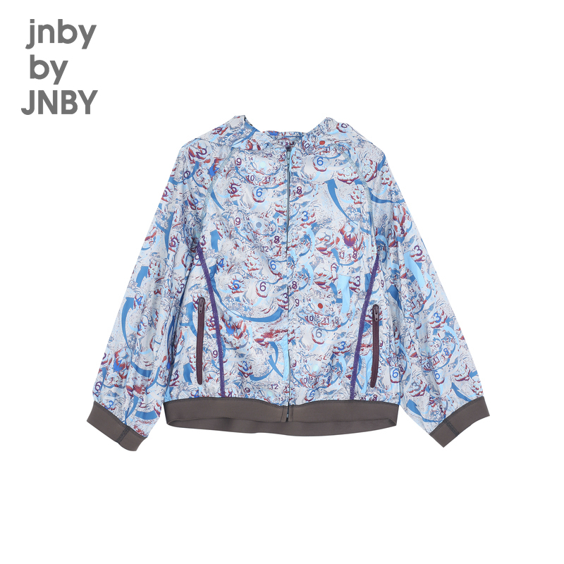 Jiangnan commoner children's clothing summer folding buckle new men's and women's children's windproof sports Foreign school jacket 1J8200860