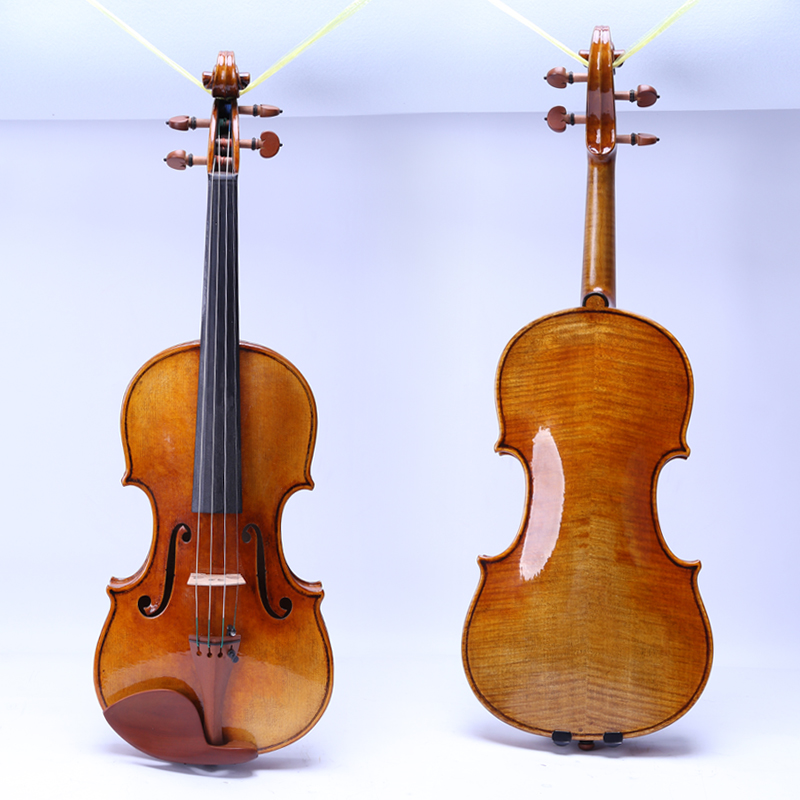 Professional grade examination solid wood violin solo performance violin solid wood violin