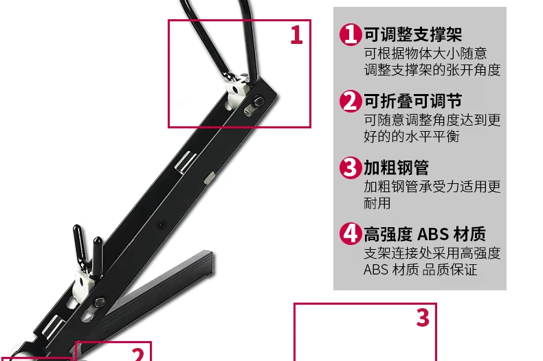 Prefox saxophone đứng gấp di động thả E giai điệu alto sax cụ phụ kiện kệ nhỏ dây đàn alice