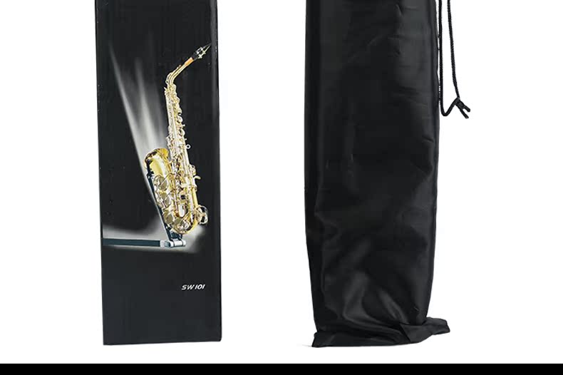 Prefox saxophone đứng gấp di động thả E giai điệu alto sax cụ phụ kiện kệ nhỏ dây đàn piano