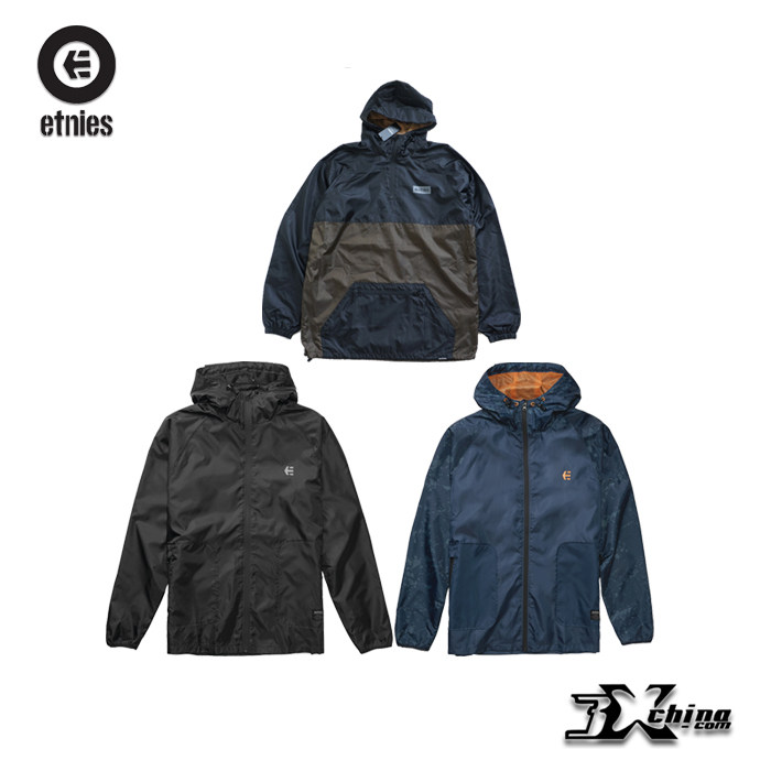 ETNIES Import Windproof Cover Head Open Body Portable Skateboard Jacket Jacket Beijing TOUR Skateboard
