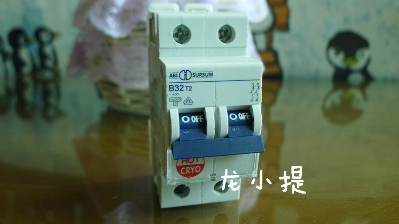 Old German original T series ABL Ice Fire Frozen version MCB 2P 32A MCB air switch