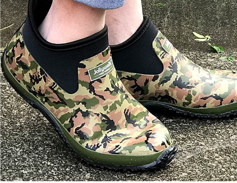 Jolly Walk Rất Bully Couple Không thấm nước Lặn Boots Nam giới và phụ nữ hợp thời trang Mưa Boots giày chạy bộ chống nước