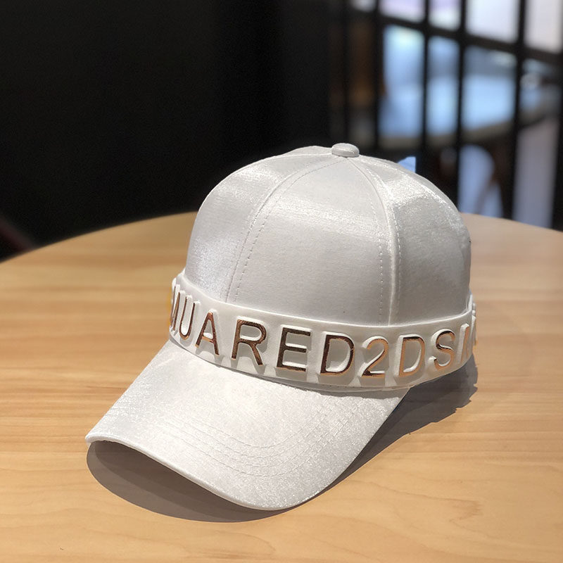 Tide brand spring and summer mercerized alphabet baseball hat female Korean version of the trendy fashion all-match summer sunscreen sunshade peaked cap female