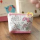 Dễ thương hello kitty phim hoạt hình cô gái trái tim màu hồng ví nhỏ tai nghe nhỏ lưu trữ vật phẩm túi xu coin