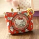 Dễ thương hello kitty phim hoạt hình cô gái trái tim màu hồng ví nhỏ tai nghe nhỏ lưu trữ vật phẩm túi xu coin