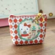 Dễ thương hello kitty phim hoạt hình cô gái trái tim màu hồng ví nhỏ tai nghe nhỏ lưu trữ vật phẩm túi xu coin