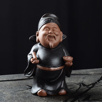 Ceramic Fu Lu Shou Samsung living room office desk birthday birthday gift Buddha antique boutique decoration ornaments