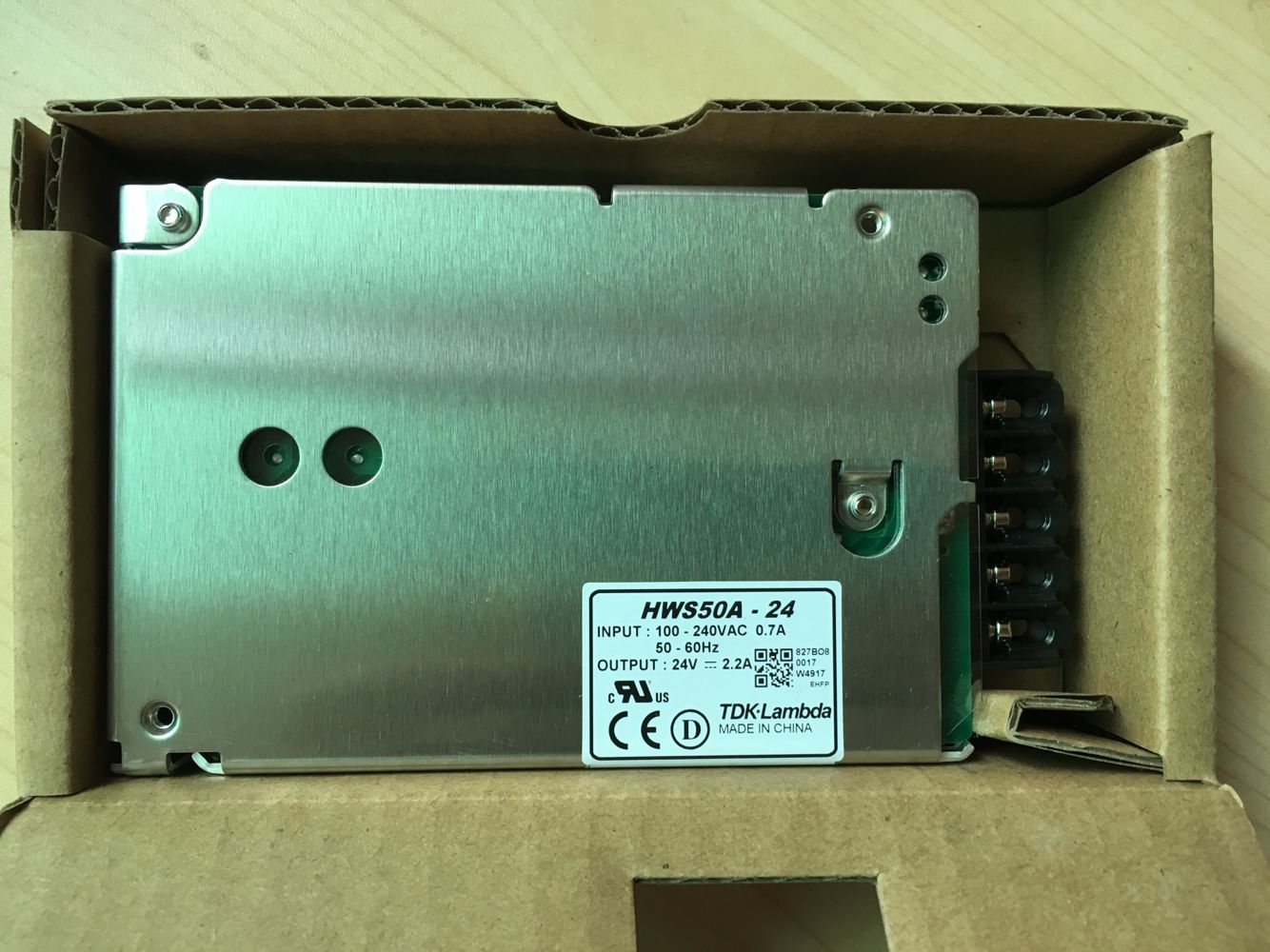 Brand new original installed TDK-LAMBDA power supply HWS50A-24 A