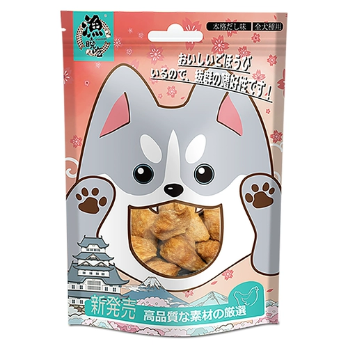 PET INN Юсяо ест сублимированные закуски для собак, курицу, утку, ломтики лосося и вяленые награды за тренировки