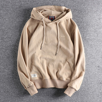Yong Creativity Retro Fashion Mi Intimacy Velvety Pasta Clothing Embroidered Livemen Loose Comfort Youth Casual Hoodie