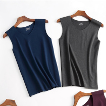 2020 New Brand de Velvet no trace plus velvet warm vest men in winter wear hot tight vest