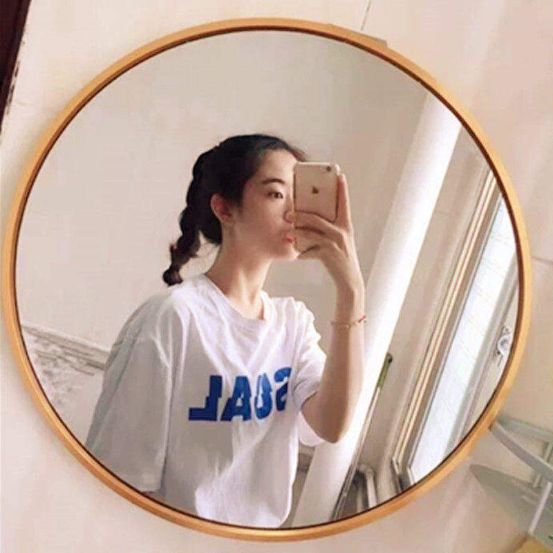 Dressing room hanging wall-style mirror round square bathroom mirror washbasin Terra basin