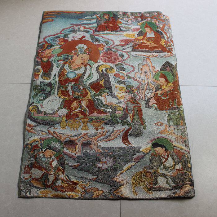 54 Thangka decorative hanging paintings Tibetan Buddha statue Guanyin Sakyamuni portrait Manjusri Pusa porch living room brocade painting