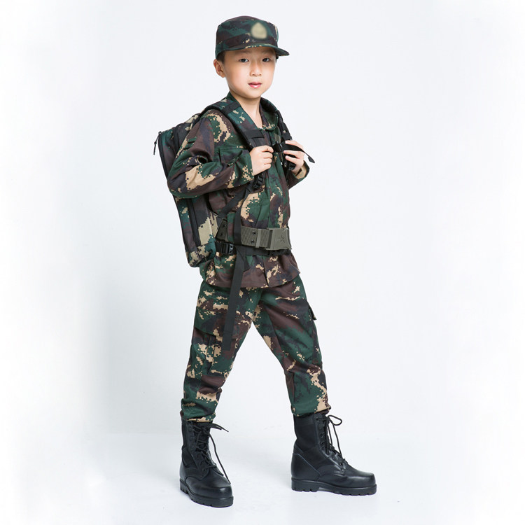 Child Hunter Camouflage Camouflage Clothes Expanded Training for Children and Young Children's Primary and Secondary School Training