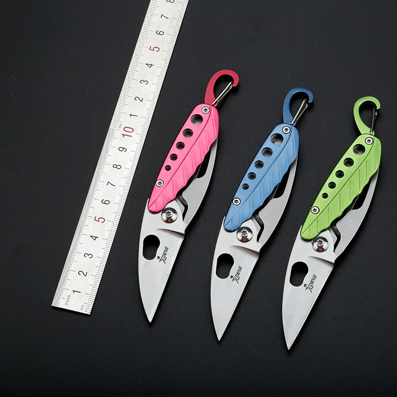 Portable Folding Express Knife Keychain Knife Mini Portable Sharp Multi-function Tool Fruit Knife Pocket Knife
