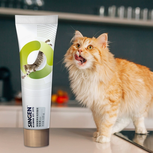 Подлинные развитые сокровища кошки с химическим кремовым питанием кремовый кошка удаляет волосы рвота волосяного кремо