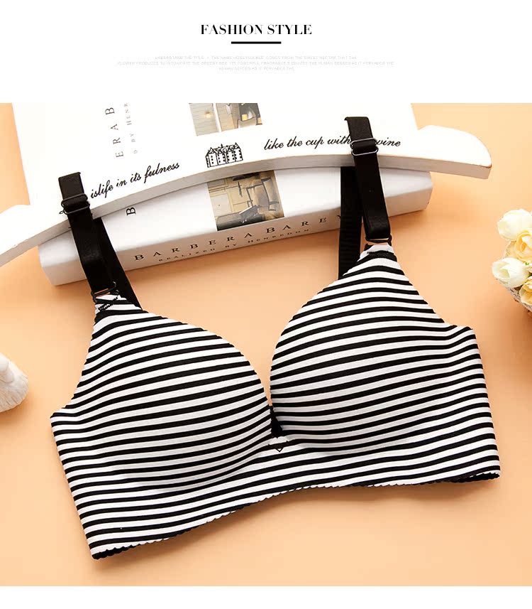 Một mảnh liền mạch áo ngực không vành điều chỉnh loại nhận sữa thu thập ngực nhỏ ngực cô gái quần lót ao nguc
