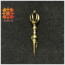 Edge Raw Buddha Nepal Handmade Pure Copper Pestle Pendant Pendant Diamond Peg Nine Shares Kestle