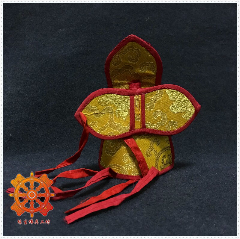 Yuansheng Buddha tool, vajra bell and pestle set, Nepalese bell cover, storage bag, protective cover, brocade instrument bag, small