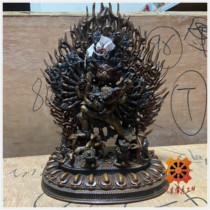 The fate of the Buddha Nepal Seiko pure copper to do the old Dawei King Kong protector statue Buddha statue Tantric 29cm Dawei